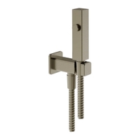 Immagine di Gessi RETTANGOLO scopino a getto d'acqua a parete, con attacco da 1/2", finitura finox 33823#149