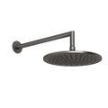 Immagine di Gessi SHOWER soffione a parete orientabile, Ø 25 cm, finitura black metal brushed PVD 63348#707