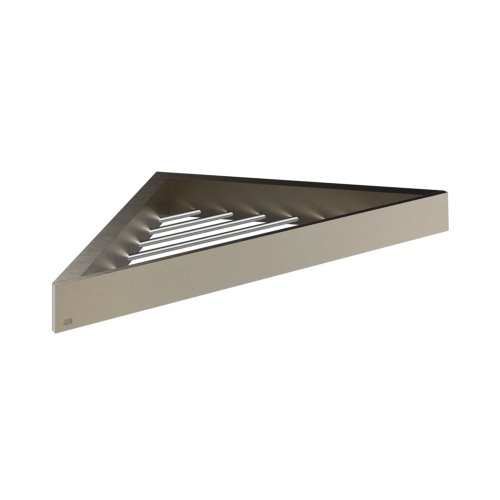 Immagine di Gessi ACCESSORIES mensola per vasca/doccia a parete, finitura finox brushed nickel 20861#149