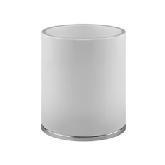 Immagine di Gessi ACCESSORIES gettacarta colore bianco, finitura finox brushed nickel 45590#149