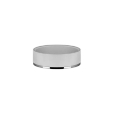 Immagine di Gessi TONDO ACCESSORIES porta sapone d'appoggio colore bianco, finitura cromo 58525#031