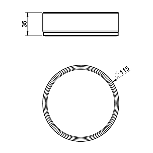 Immagine di Gessi TONDO ACCESSORIES porta sapone d'appoggio colore nero, finitura cromo 58526#031