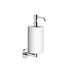 Immagine di Gessi TONDO ACCESSORIES dispenser sapone a parete colore bianco, finitura cromo 63613#031
