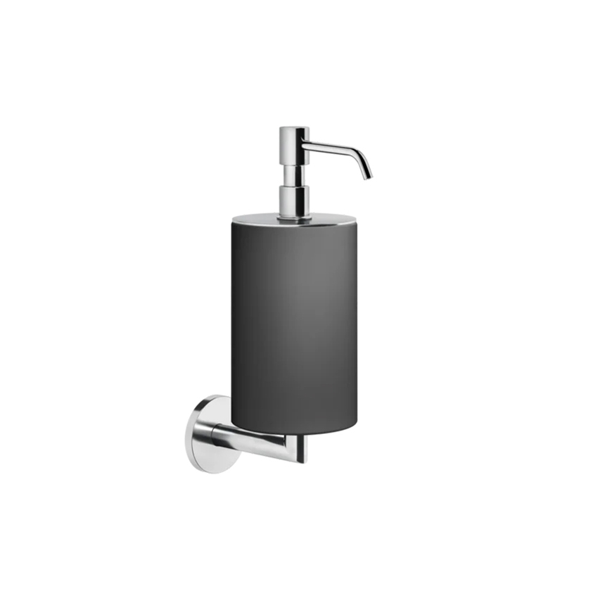 Immagine di Gessi ACCESSORIES dispenser sapone a parete colore nero, finitura cromo 63614#031