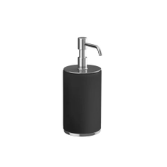 Immagine di Gessi TONDO ACCESSORIES dispenser sapone d'appoggio colore nero, finitura cromo 66438#031