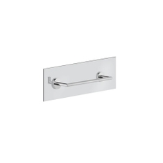 Immagine di Gessi TONDO ACCESSORIES maniglia e porta salvietta L.30 cm per vetro, finitura cromo 63724#031
