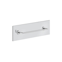 Immagine di Gessi ACCESSORIES maniglia e porta salvietta L.45 cm per vetro, finitura cromo 63726#031