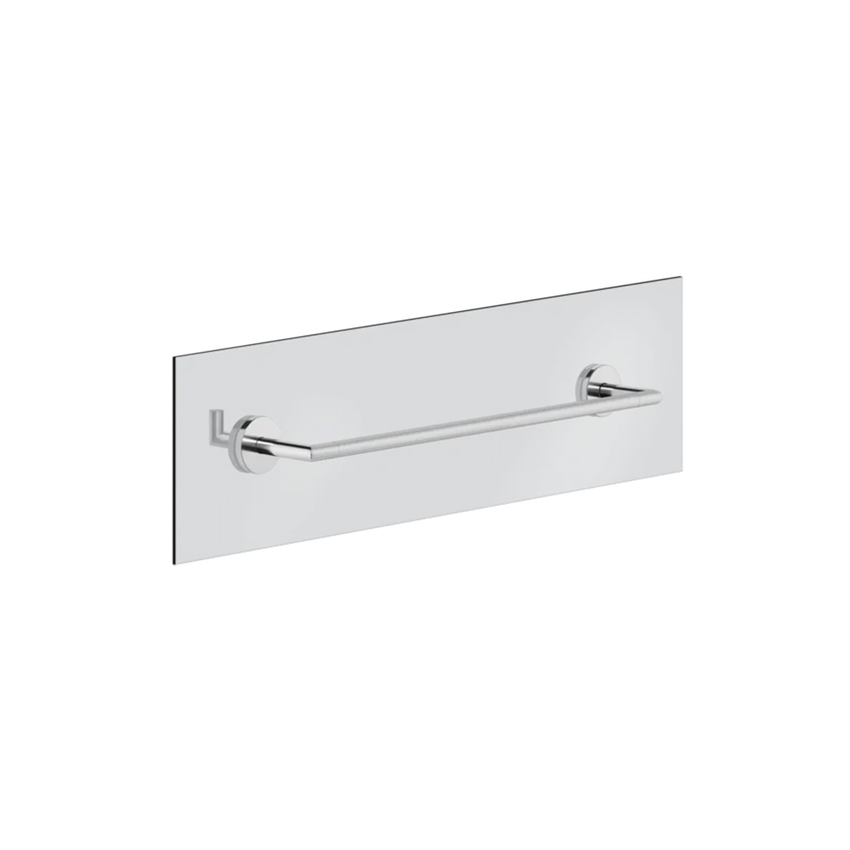Immagine di Gessi TONDO ACCESSORIES maniglia e porta salvietta L.45 cm per vetro, finitura cromo 63726#031