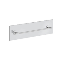 Immagine di Gessi ACCESSORIES maniglia e porta salvietta L.60 cm per vetro, finitura cromo 63728#031