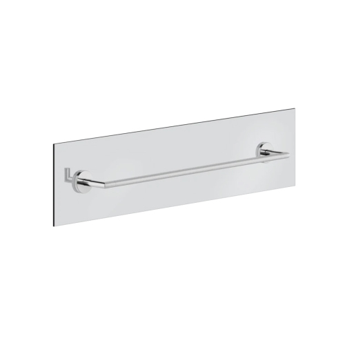 Immagine di Gessi ACCESSORIES maniglia e porta salvietta L.60 cm per vetro, finitura cromo 63728#031