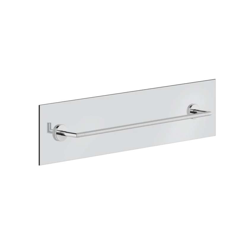 Immagine di Gessi TONDO ACCESSORIES maniglia e porta salvietta L.60 cm per vetro, finitura cromo 63728#031