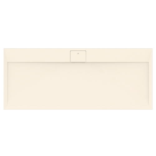 Immagine di Ideal Standard ULTRA FLAT S I.LIFE piatto doccia rettangolare L.170 P.70 cm, antiscivolo e con scarico nascosto sul lato lungo, in IdealSolid+, effetto pietra, colore sabbia finitura opaco T5244FT