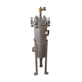 Immagine di Foridra IDRAMAG F 65 filtro defangatore magnetico in acciaio inox per installazione in linea, attacchi 2" 1/2 G, portata massima 20 mc/h I.F65