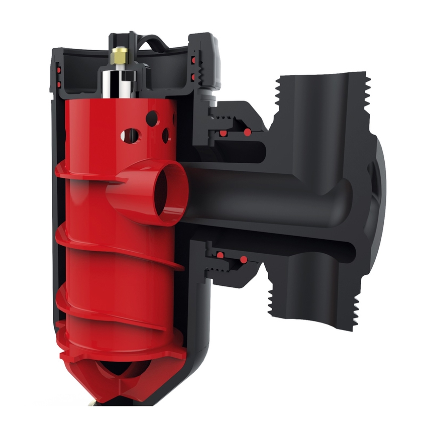 Immagine di Sentinel ELIMINATOR VORTEX 500 Filtro defangatore capiente 500 ml 2 raccordi 1″ M ELIMV500-GRP1M-EXP