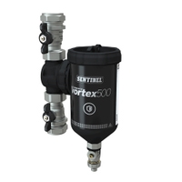 Immagine di Sentinel ELIMINATOR VORTEX 500 Filtro defangatore capiente 500 ml 2 raccordi 1″ M ELIMV500-GRP1M-EXP