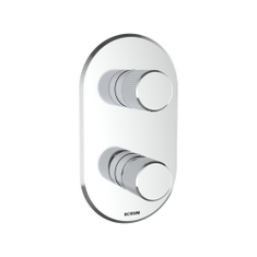 Immagine di Bossini PLY miscelatore termostatico universale ad incasso per doccia, 2-5 vie con deviatore, senza corpo incasso, finitura cromo Z00933000030005