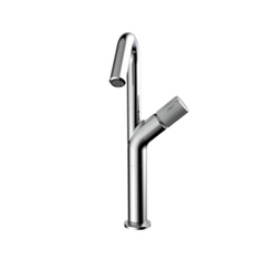 Immagine di Bossini PLY miscelatore monocomando H.31 cm per lavabo, con scarico 1"1/4 click-clack, finitura cromo Z00903000030005
