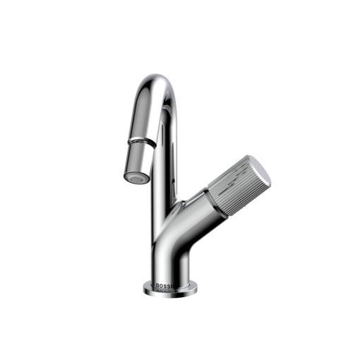 Immagine di Bossini PLY miscelatore monocomando per bidet, scarico 1" 1/4 click-clack, finitura cromo Z00902000030005