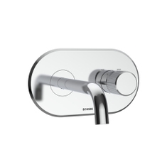 Immagine di Bossini PLY miscelatore ad incasso P.19 cm per lavabo, senza scarico e corpo incasso, finitura cromo Z00920000030005