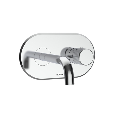 Immagine di Bossini PLY miscelatore ad incasso P.19 cm per lavabo, senza scarico e corpo incasso, finitura cromo Z00920000030005