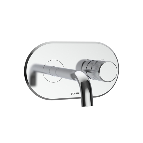 Immagine di Bossini PLY miscelatore ad incasso P.19 cm per lavabo, senza scarico e corpo incasso, finitura cromo Z00920000030005