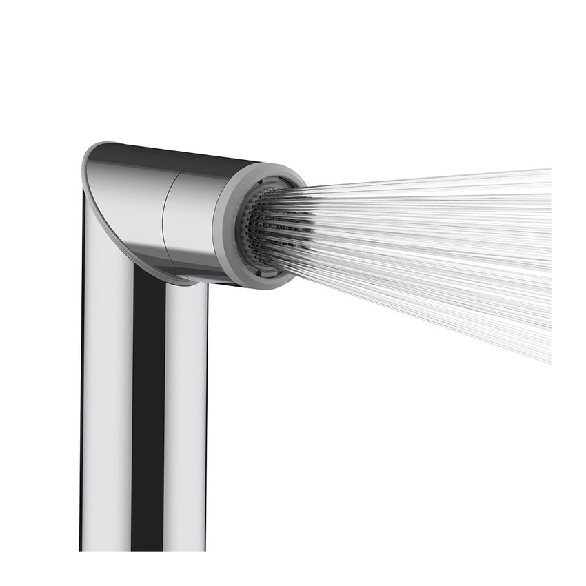 Immagine di Bossini PLY doccetta monogetto Ø 3 cm, con testina orientabile, finitura cromo B00950000030005