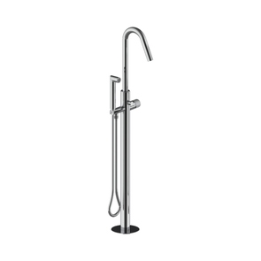 Immagine di Bossini PLY miscelatore monocomando freestanding per vasca, 2 vie, con deviatore, doccetta e flessibile 150 cm, finitura cromo Z00942000030005