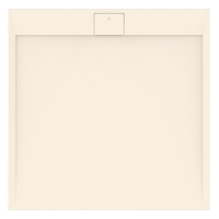 Immagine di Ideal Standard ULTRA FLAT S I.LIFE piatto doccia quadrato 70 cm, antiscivolo e con scarico nascosto, in IdealSolid+, effetto pietra, colore sabbia finitura opaco T5246FT