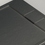 Immagine di Ideal Standard ULTRA FLAT S I.LIFE piatto doccia quadrato 90 cm, antiscivolo e con scarico nascosto, in IdealSolid+, effetto pietra, colore nero finitura opaco T5227FV