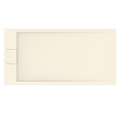 Immagine di Ideal Standard ULTRA FLAT S I.LIFE piatto doccia rettangolare L.120 P.80 cm, antiscivolo e con scarico nascosto sul lato corto, in IdealSolid+, effetto pietra, colore sabbia finitura opaco T5220FT