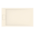 Immagine di Ideal Standard ULTRA FLAT S I.LIFE piatto doccia rettangolare L.120 P.70 cm, antiscivolo e con scarico nascosto sul lato corto, in IdealSolid+, effetto pietra, colore sabbia finitura opaco T5233FT