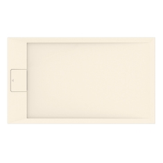 Immagine di Ideal Standard ULTRA FLAT S I.LIFE piatto doccia rettangolare L.120 P.70 cm, antiscivolo e con scarico nascosto sul lato corto, in IdealSolid+, effetto pietra, colore sabbia finitura opaco T5233FT