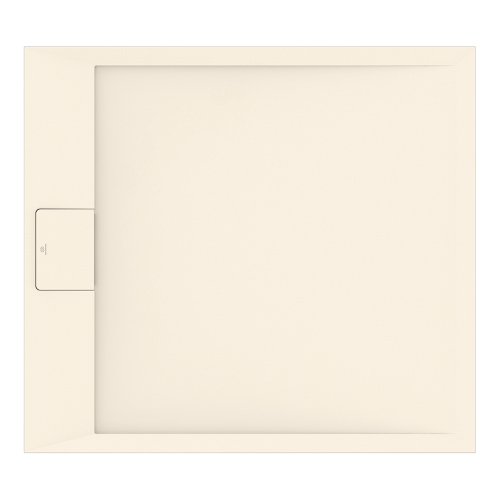 Immagine di Ideal Standard ULTRA FLAT S I.LIFE piatto doccia rettangolare L.100 P.70 cm, antiscivolo e con scarico nascosto sul lato corto, in IdealSolid+, effetto pietra, colore sabbia finitura opaco T5240FT