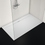 Immagine di Ideal Standard ULTRA FLAT S I.LIFE piatto doccia rettangolare L.180 P.100 cm, antiscivolo e con scarico nascosto sul lato lungo, in IdealSolid+, effetto pietra, colore bianco finitura opaco T5245FR