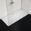 Immagine di Ideal Standard ULTRA FLAT S I.LIFE piatto doccia rettangolare L.180 P.80 cm, antiscivolo e con scarico nascosto sul lato lungo, in IdealSolid+, effetto pietra, colore bianco finitura opaco T5236FR