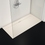 Immagine di Ideal Standard ULTRA FLAT S I.LIFE piatto doccia rettangolare L.170 P.80 cm, antiscivolo e con scarico nascosto sul lato lungo, in IdealSolid+, effetto pietra, colore sabbia finitura opaco T5238FT