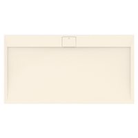 Immagine di Ideal Standard ULTRA FLAT S I.LIFE piatto doccia rettangolare L.170 P.80 cm, antiscivolo e con scarico nascosto sul lato lungo, in IdealSolid+, effetto pietra, colore sabbia finitura opaco T5238FT