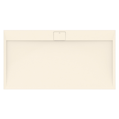 Immagine di Ideal Standard ULTRA FLAT S I.LIFE piatto doccia rettangolare L.170 P.80 cm, antiscivolo e con scarico nascosto sul lato lungo, in IdealSolid+, effetto pietra, colore sabbia finitura opaco T5238FT