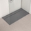 Immagine di Ideal Standard ULTRA FLAT S I.LIFE piatto doccia rettangolare L.140 P.70 cm, antiscivolo e con scarico nascosto sul lato lungo, in IdealSolid+, effetto pietra, colore grigio cemento finitura opaco T5241FS