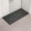 Immagine di Ideal Standard ULTRA FLAT S I.LIFE piatto doccia rettangolare L.140 P.70 cm, antiscivolo e con scarico nascosto sul lato lungo, in IdealSolid+, effetto pietra, colore nero finitura opaco T5241FV