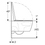 Immagine di Geberit ICON vaso sospeso TURBOFLUSH con fissaggi nascosti, sedile con discesa ammortizzata, colore bianco finitura lucido 503.046.00.1