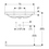 Immagine di Geberit ICON LIGHT lavabo compatto L.75 cm, con foro rubinetteria e troppopieno, colore bianco finitura lucido 501.842.00.1