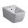 Geberit ICON SQUARE bidet sospeso, con foro rubinetteria, troppopieno e fissaggio nascosto, colore bianco finitura lucido 231910000