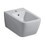 Immagine di Geberit ICON SQUARE bidet sospeso, con foro rubinetteria, troppopieno e fissaggio nascosto, colore bianco finitura lucido 231910000
