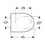 Immagine di Geberit ICON sedile per vaso, a chiusura ammortizzata con cerniere EasyMount, colore bianco finitura lucido 501.660.01.1