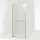 Novellini RIGA G porta doccia con apertura 1 anta a battente L.100 cm, vetro trasparente, profilo finitura bronzo spazzolato RIGG99-1Q