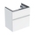 Geberit ICON mobile compatto sospeso L.59 cm per lavabo, con due cassetti, maniglia colore bianco finitura opaco, corpo colore bianco finitura lucido 502.307.01.1