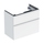 Geberit ICON mobile compatto sospeso L.74 cm per lavabo, con due cassetti, maniglia colore bianco finitura opaco, corpo colore bianco finitura lucido 502.308.01.1