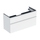 Geberit ICON mobile sospeso L.118 cm per lavabo, con due cassetti a chiusura ammortizzata, maniglia colore bianco finitura opaco, corpo colore bianco finitura lucido 502.306.01.1