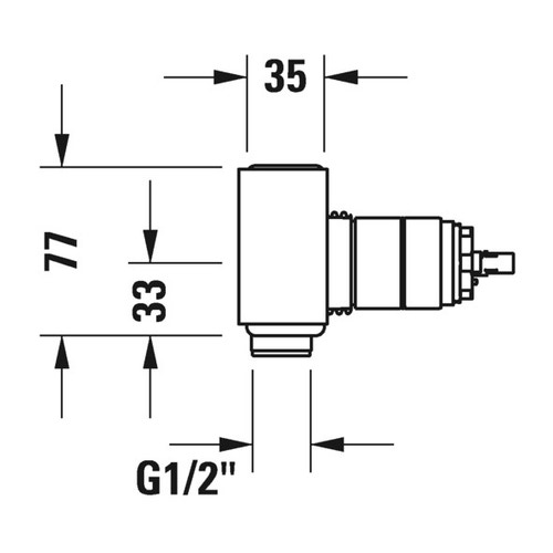 Immagine di Duravit Corpo incasso per miscelatore monocomando a parete, classe di rumorosità I, dimensioni raccordo DN15 GK1900002000